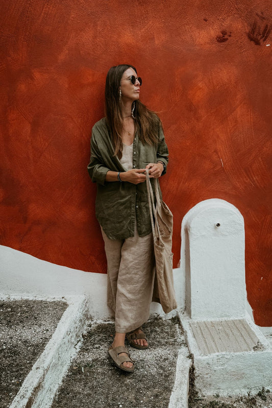 Outfit by @michaela_krajanova Linen dress