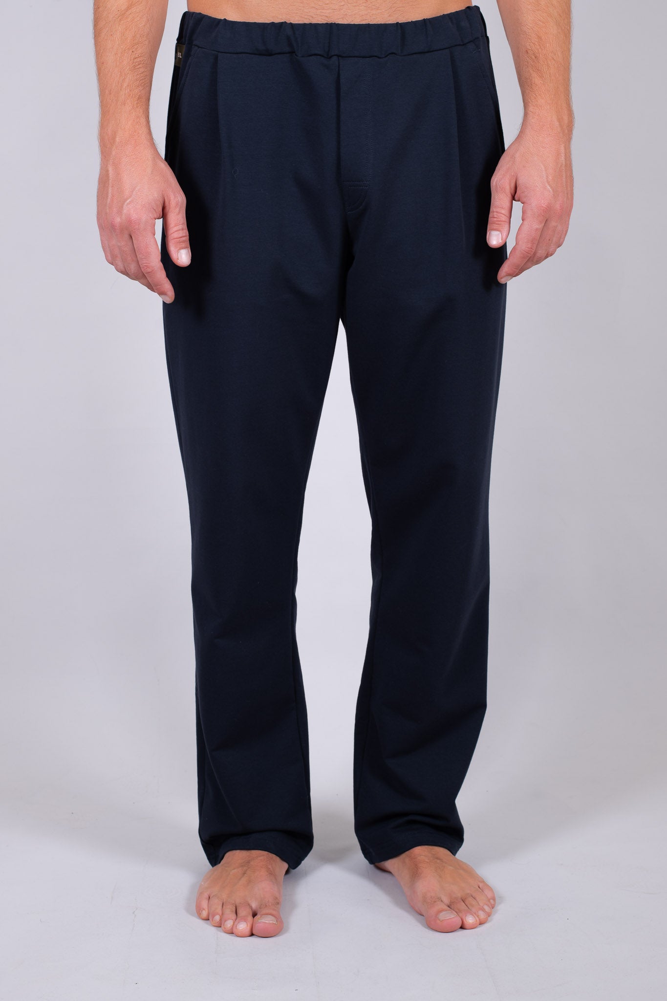 Men spodnie dresowe wide bawełna organiczna - Straight-leg - regular fit