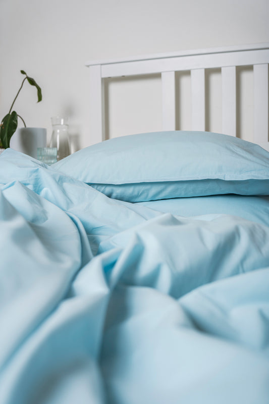 Deco & Home Bio cotton bedding Light blue