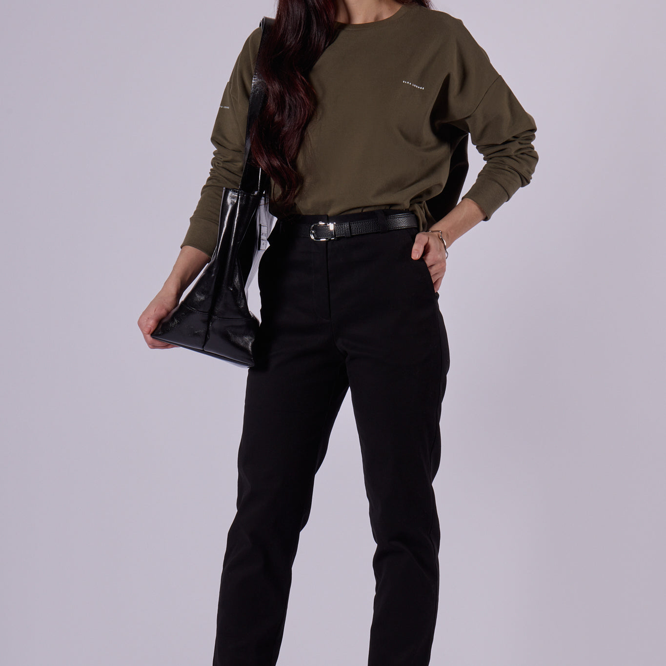 Women Sweatshirt organic cotton brushed - Oversized