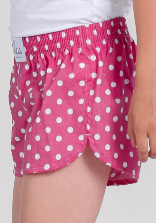 Kids Boxershorts Pink with polka dots