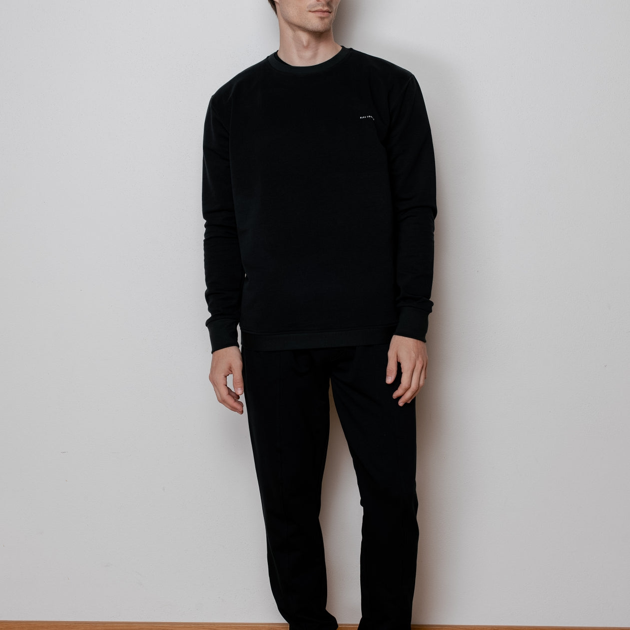 Men’s sweatshirt organic cotton Black - regular
