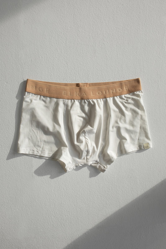 Pánske Boxerky White - Beige