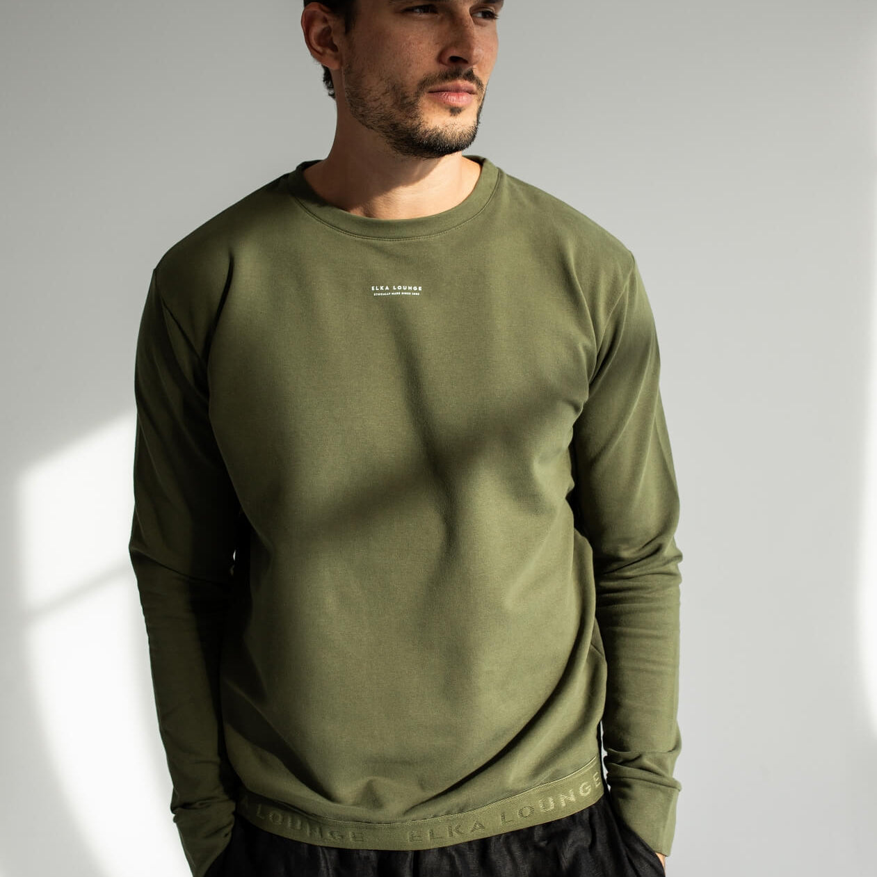Men Sweatshirt organic cotton brushed - regular