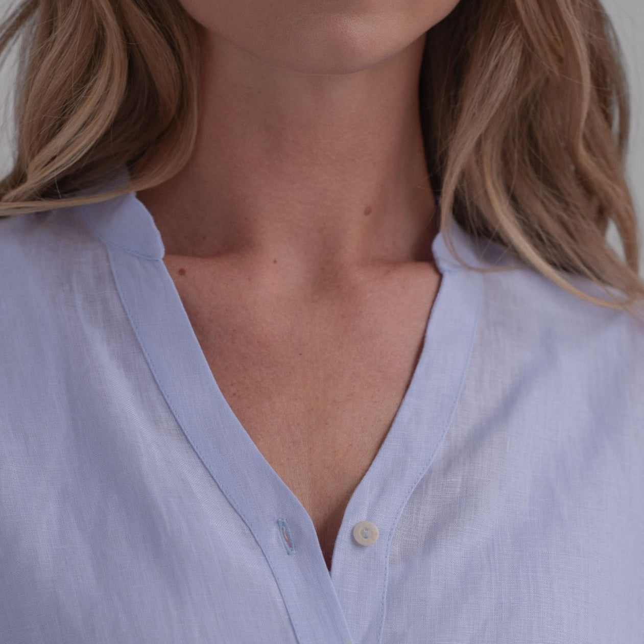 Dámská lněná košile - loose fit