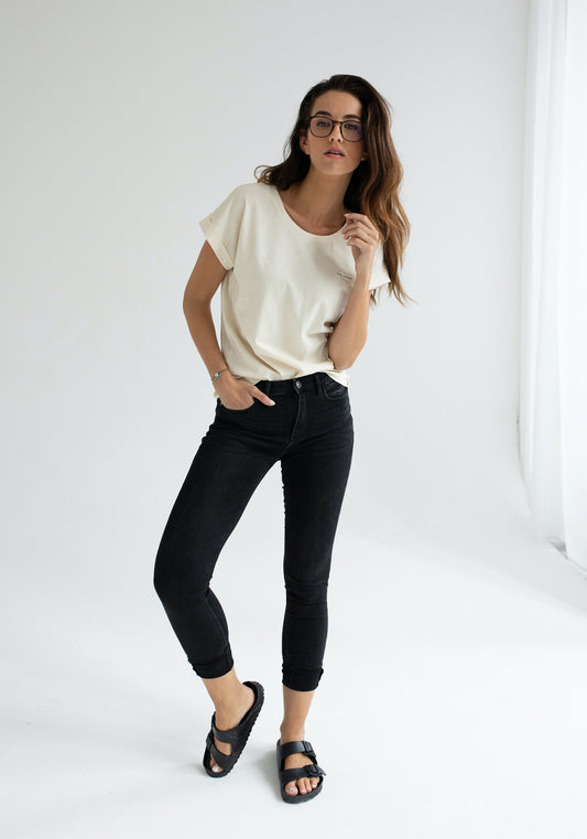 Dámske tričko z biobavlny - loose fit