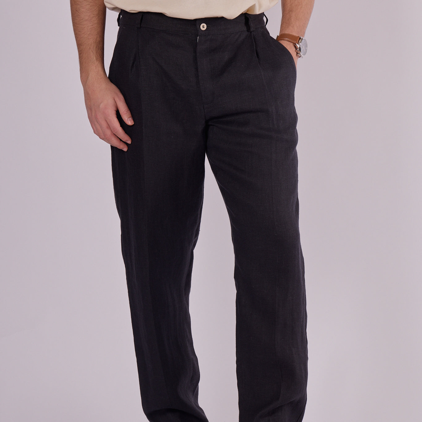 Men's Loose-fit Linen Pants