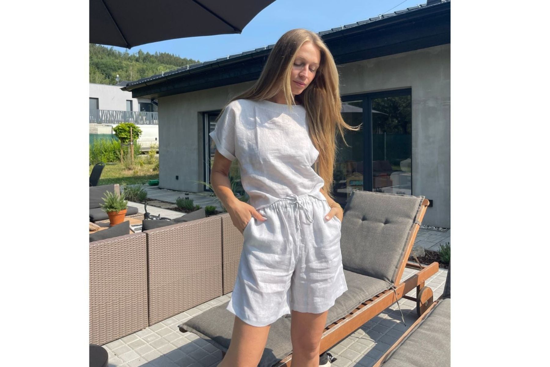 LNĚNÉ LETNÍ OBLEČENÍ ELKA LOUNGE