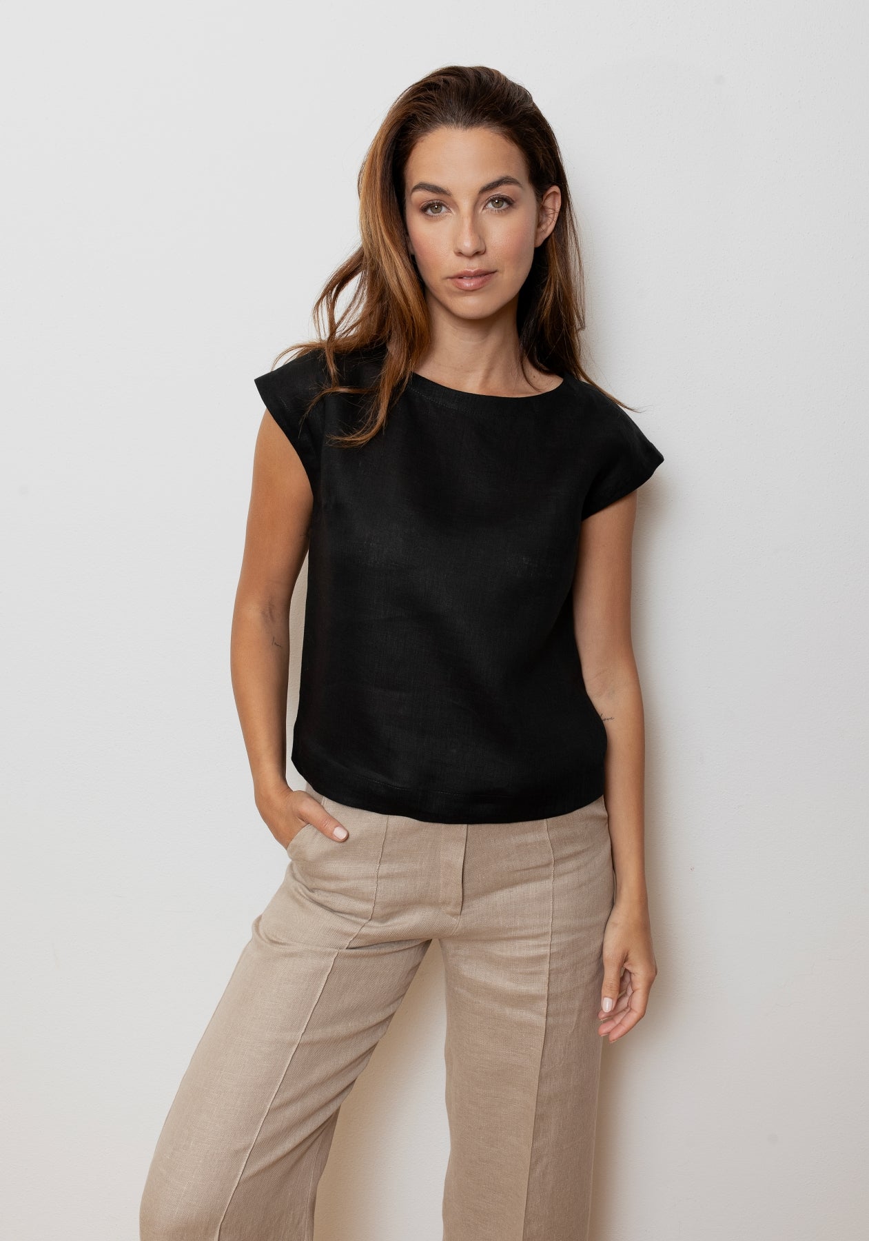 Dámská lněná trička