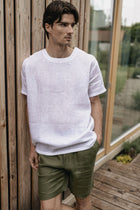 Men's regular linen t-shirt 