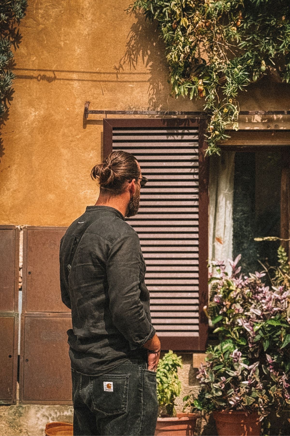 Outfit by Tomáš | Black linen Shirt