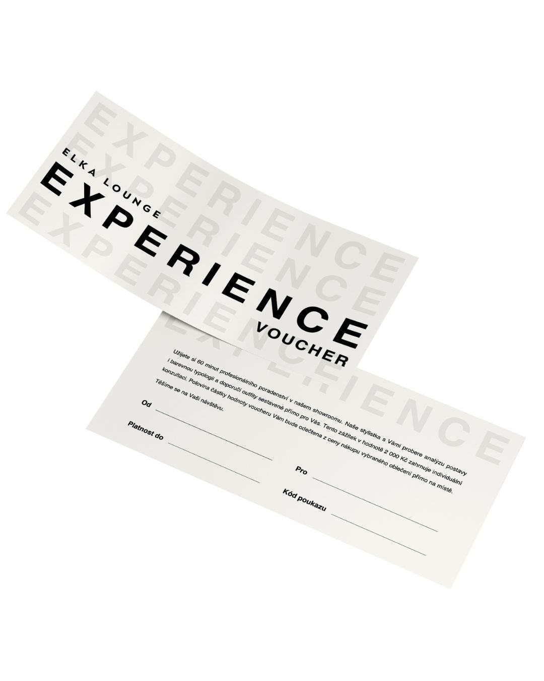 Experience voucher