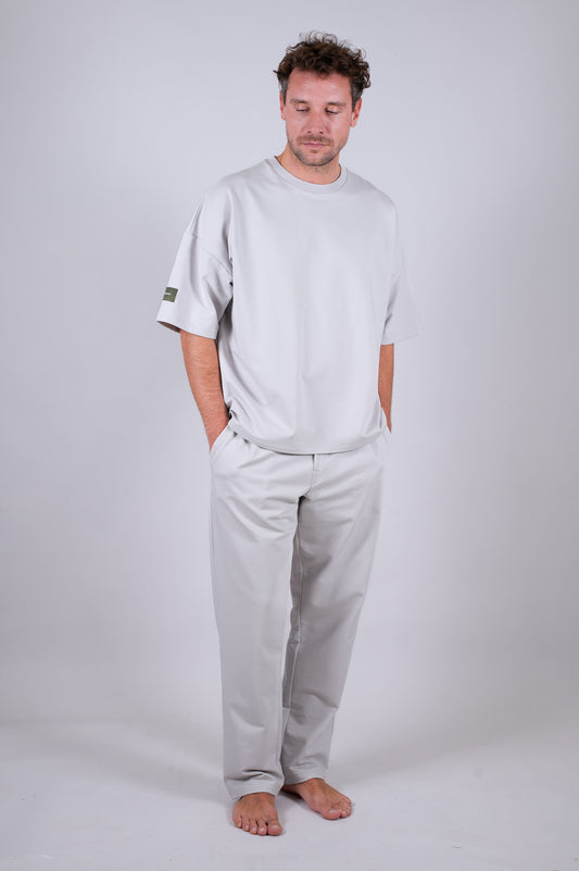 Pánské mikinové tričko z biobavlny - loose fit