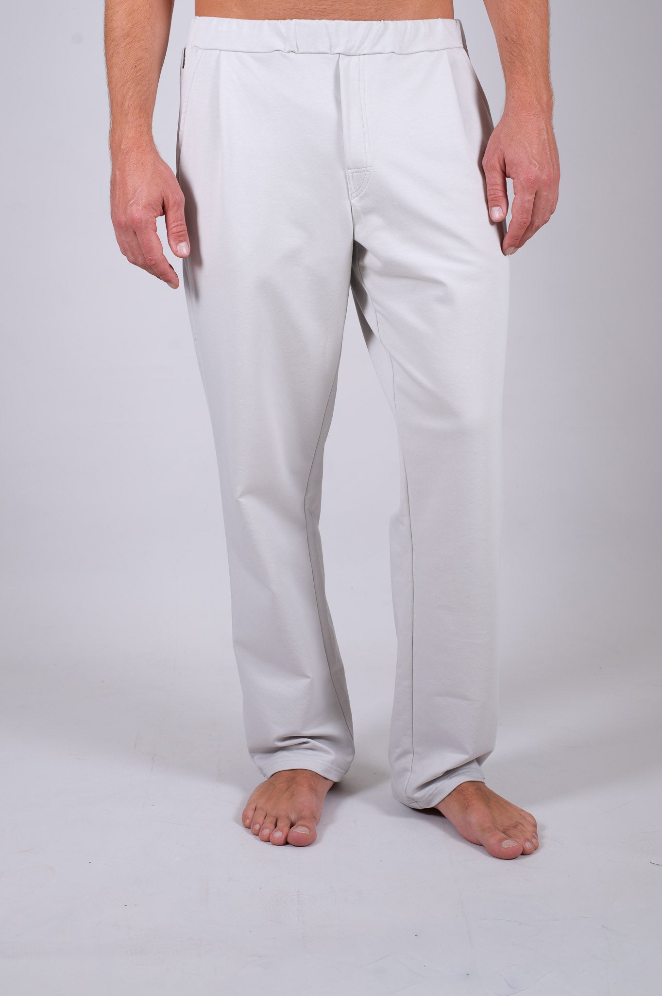 Men spodnie dresowe wide bawełna organiczna - Straight-leg - regular fit
