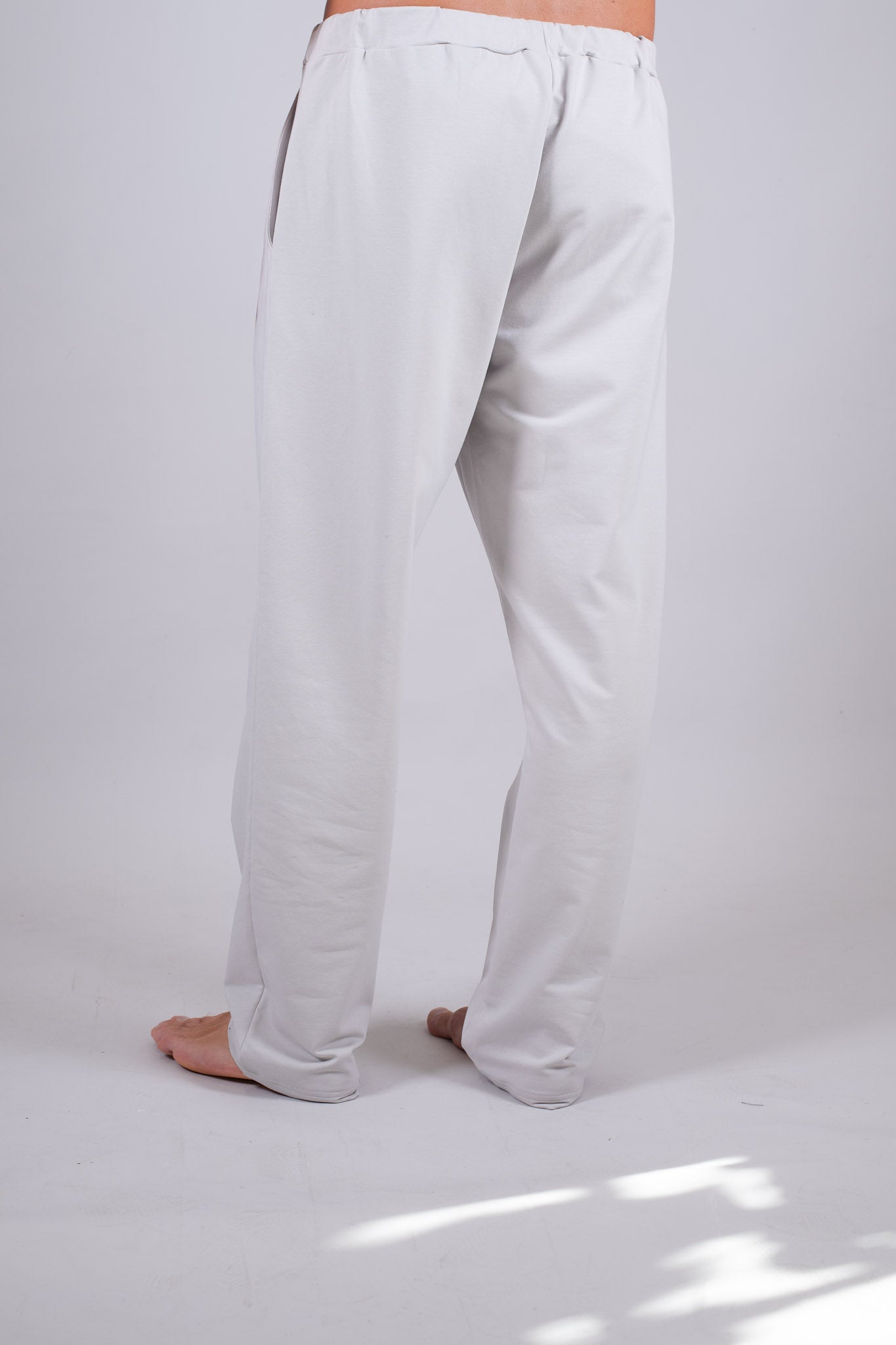 Men spodnie dresowe wide bawełna organiczna - Straight-leg - regular fit