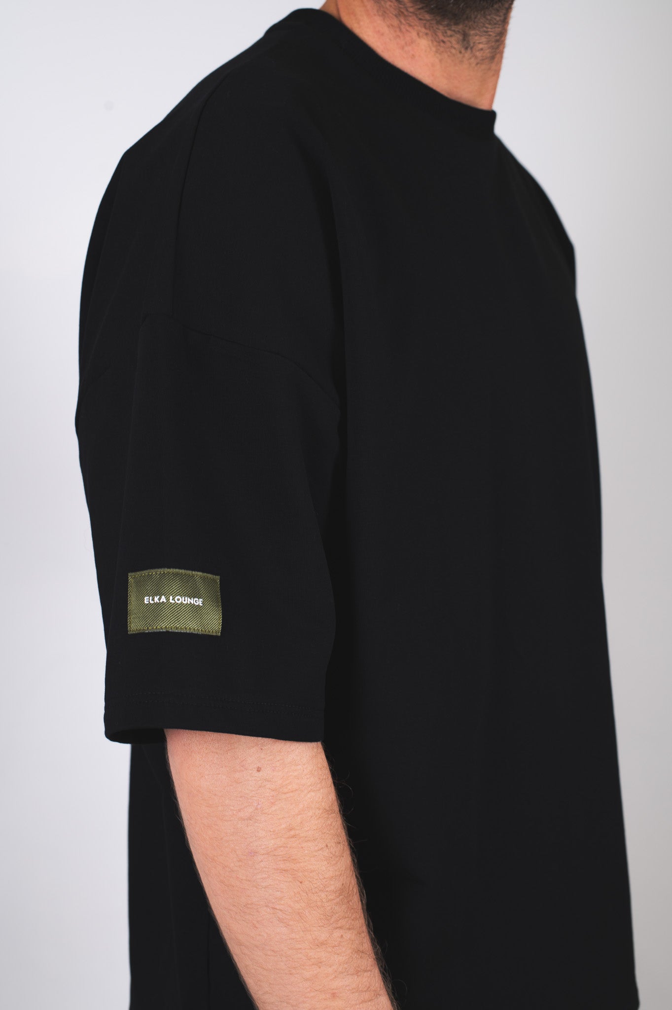 Pánské mikinové tričko z biobavlny - loose fit