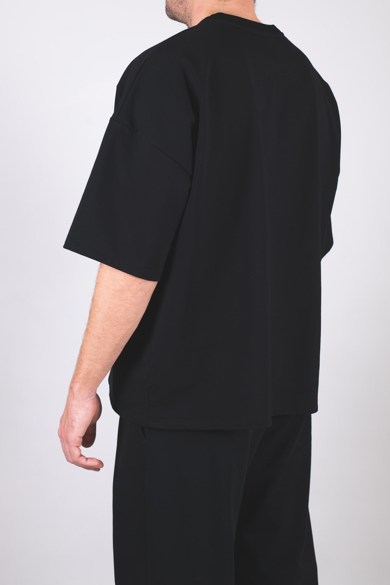 Pánské mikinové tričko z biobavlny - loose fit