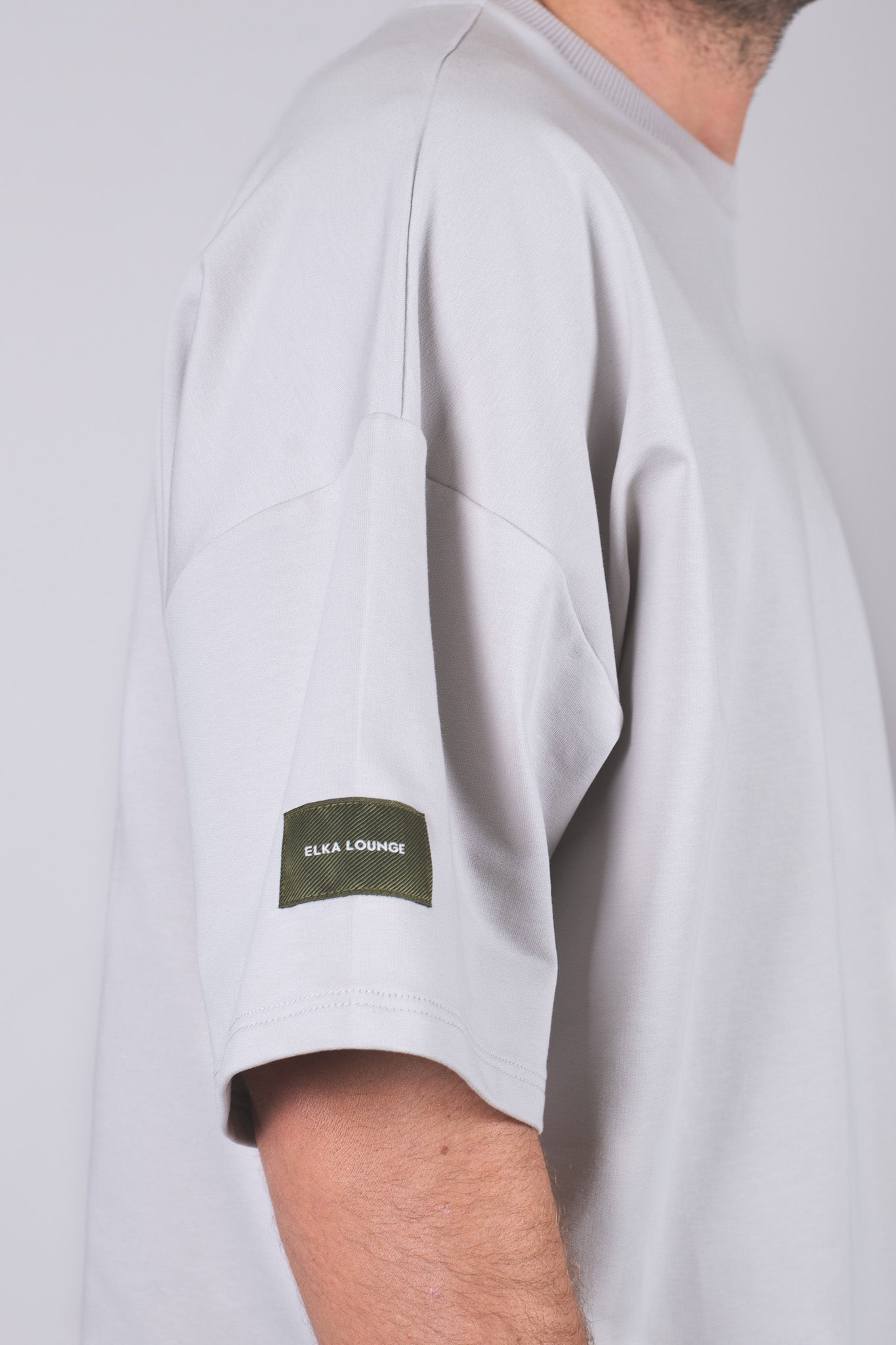 Pánské mikinové tričko z biobavlny - loose fit