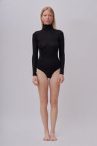 Women bodysuit with long sleeves High neck - regular fit