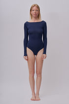 Women bodysuit with long sleeves - regular fit