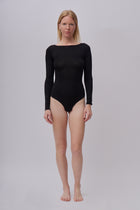 Women bodysuit with long sleeves - regular fit