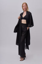 Women’s linen kimono dress 