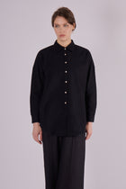 Dámská flanelová košile s límečkem loose fit