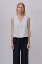 Women’s linen vest