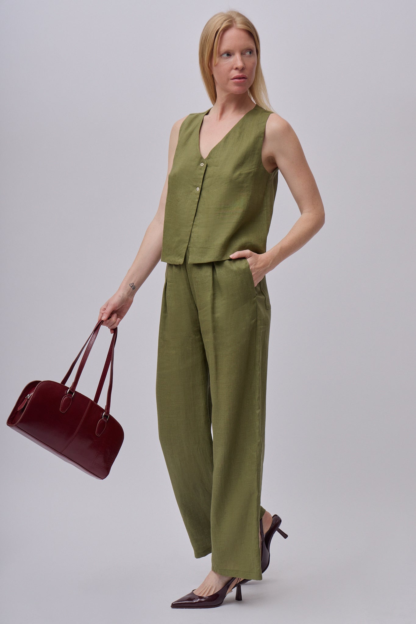 Women’s linen Beach trousers