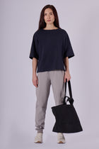 Dámský mikinový top z biobavlny - loose fit