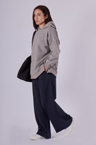 Women hoodie organic cotton brushed - Oversized