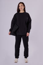 Dámské teplákové kalhoty z biobavlny brushed - loose fit