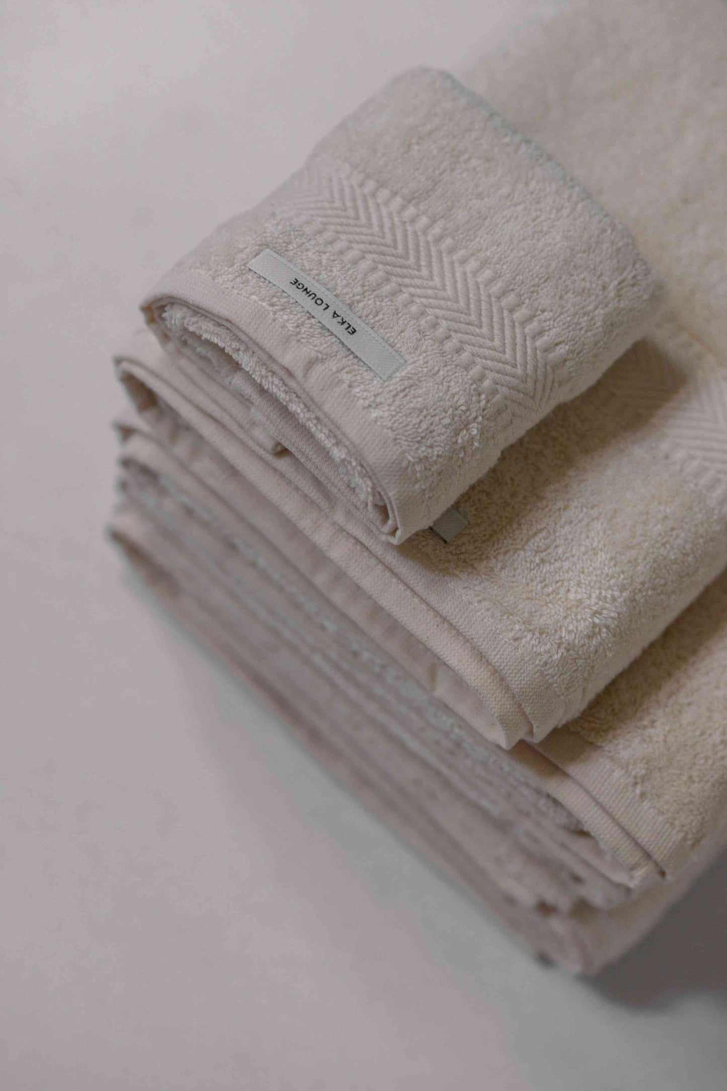 Deco & Home ręcznik-guests towel organic cotton Natural white