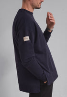 Men Sweatshirt Classic organic cotton side slits - Loose fit