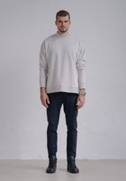 Men Sweatshirt High neck organic cotton - Loose fit