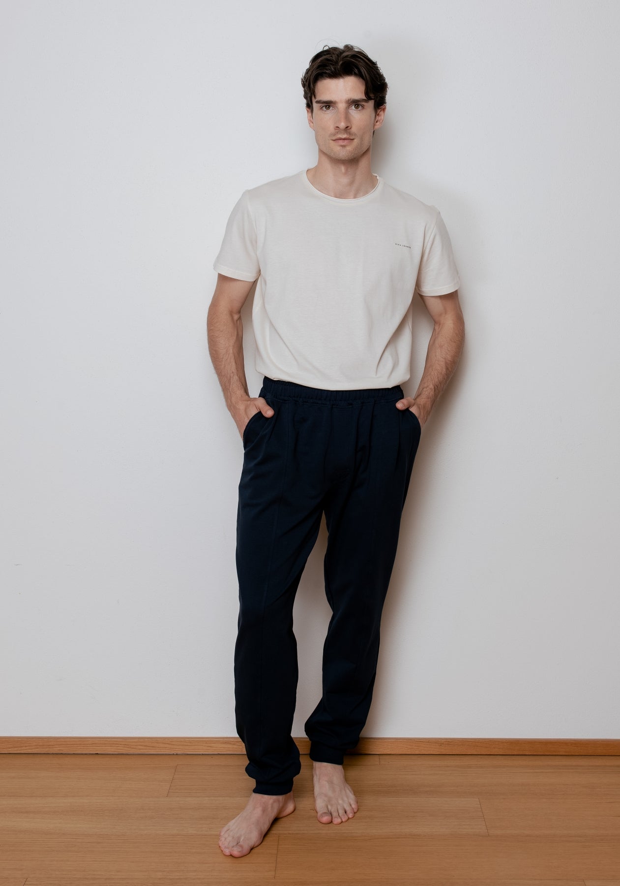 Men sweatpants organic cotton - loose fit