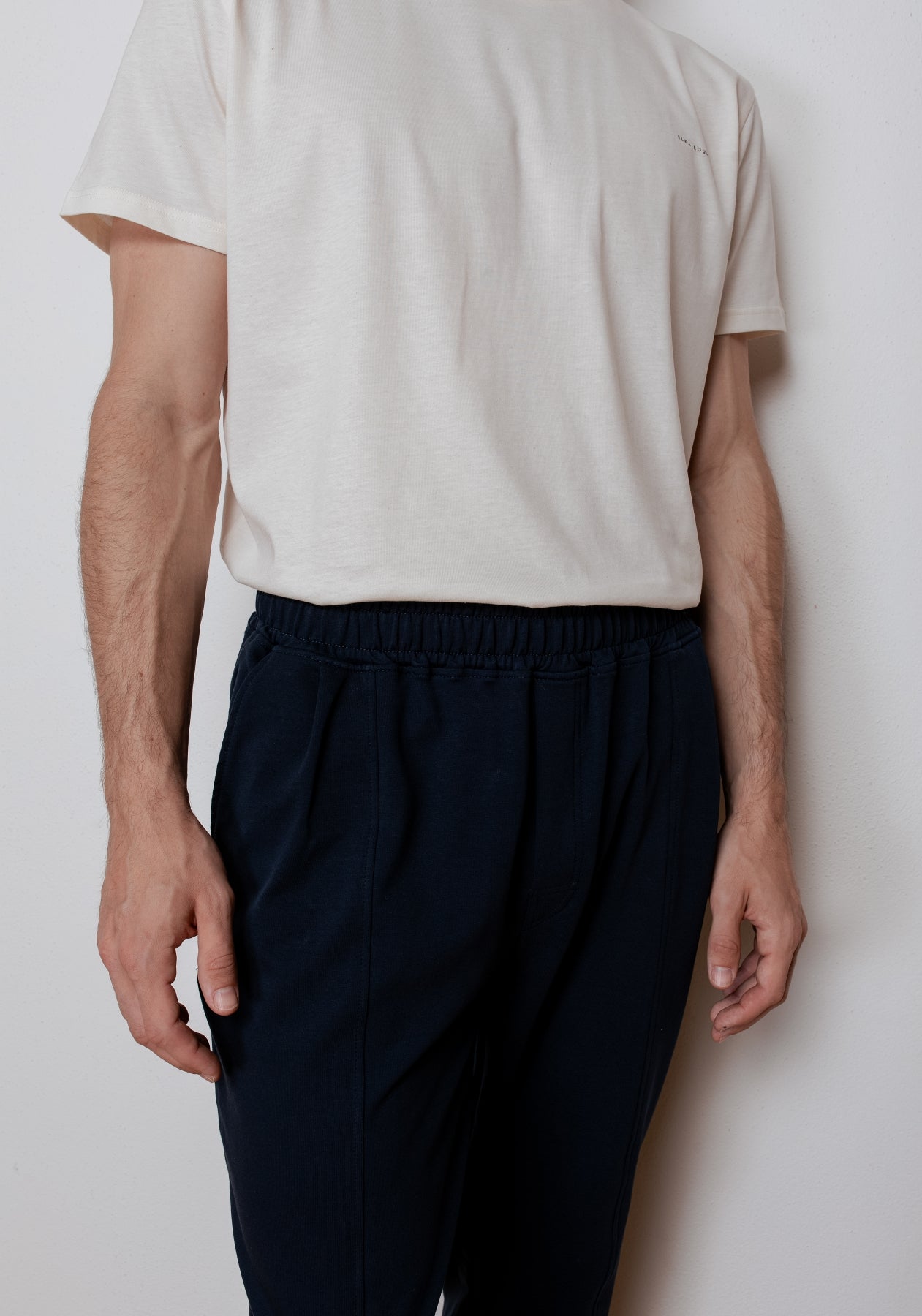 Men sweatpants organic cotton - loose fit