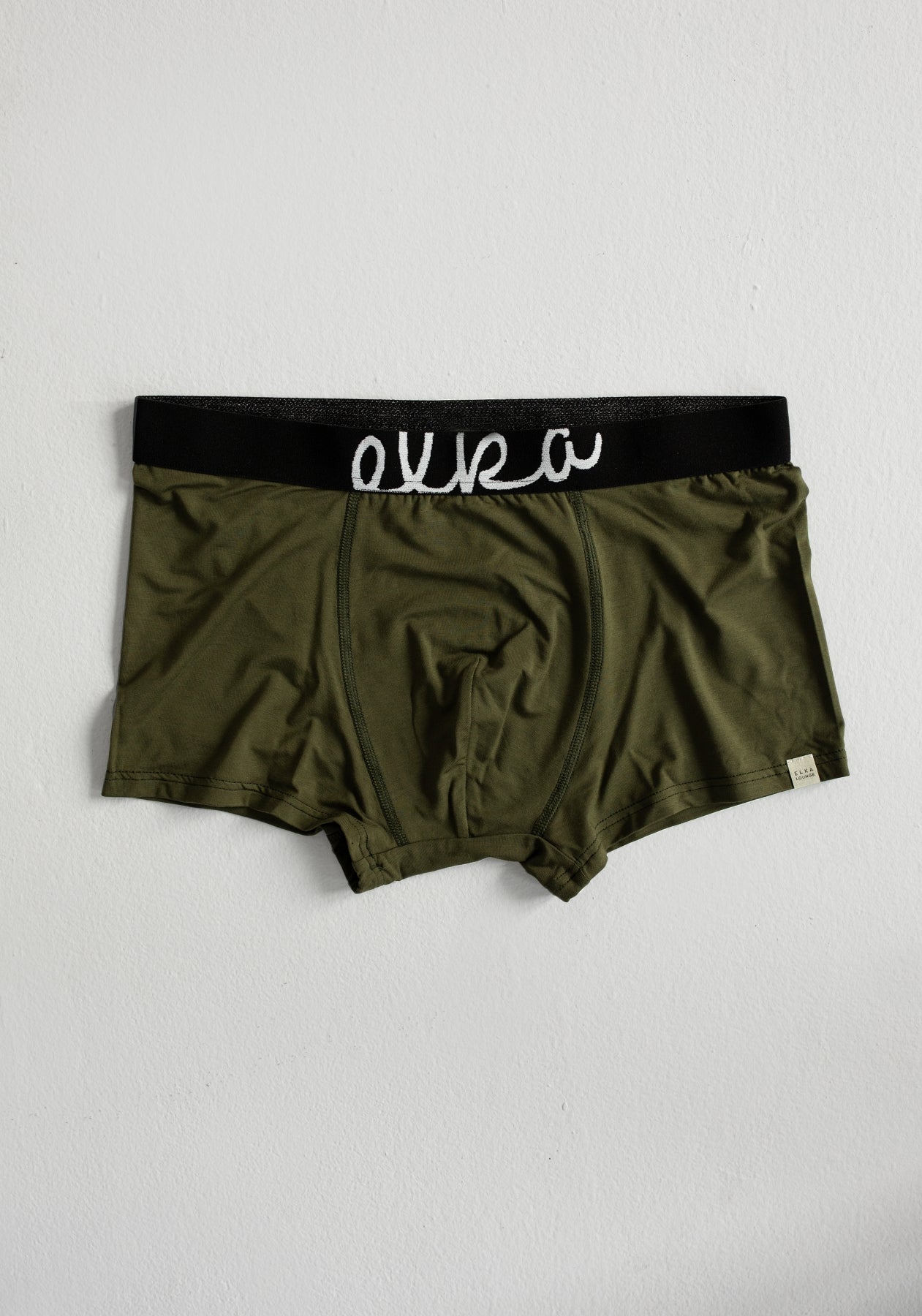 Men Boxers Khaki-black 