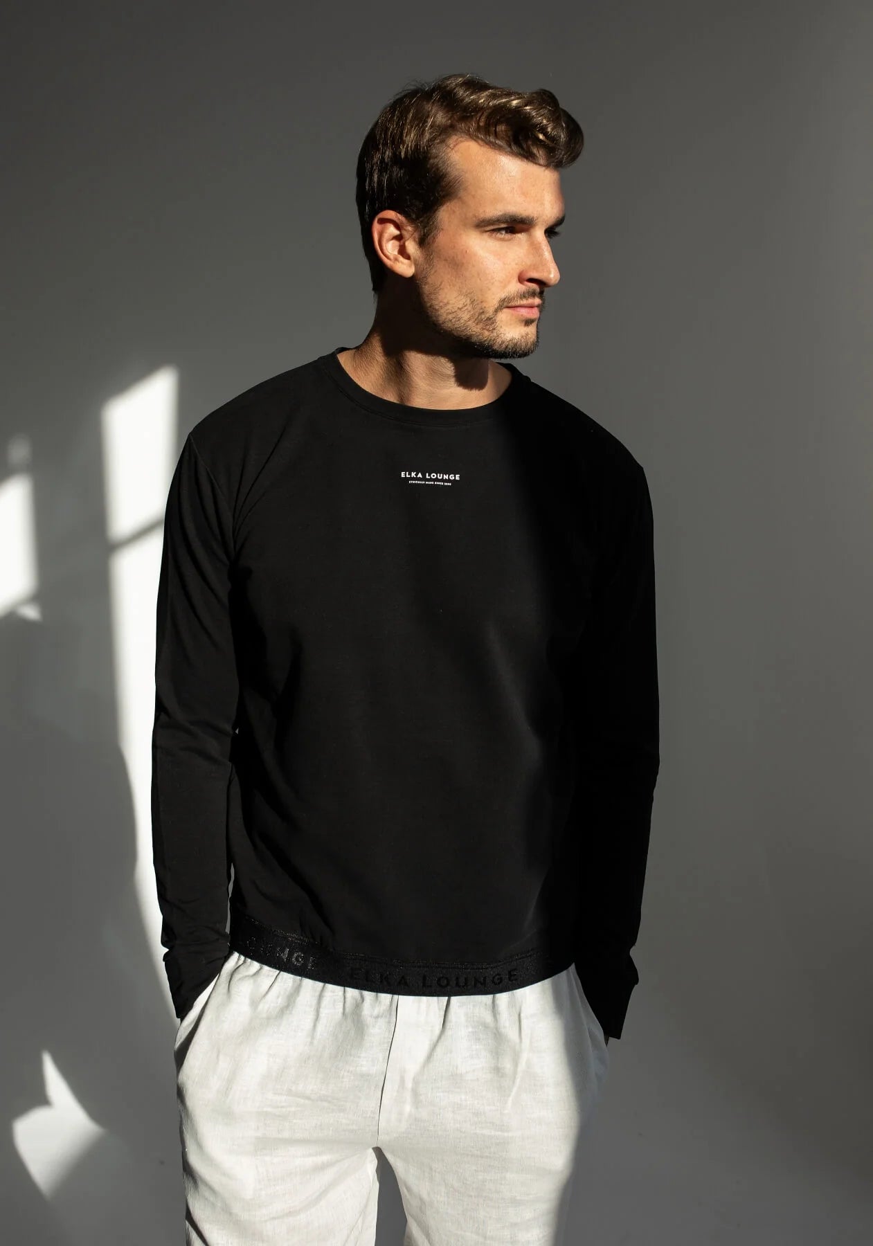 Men Sweatshirt organic cotton brushed - regular