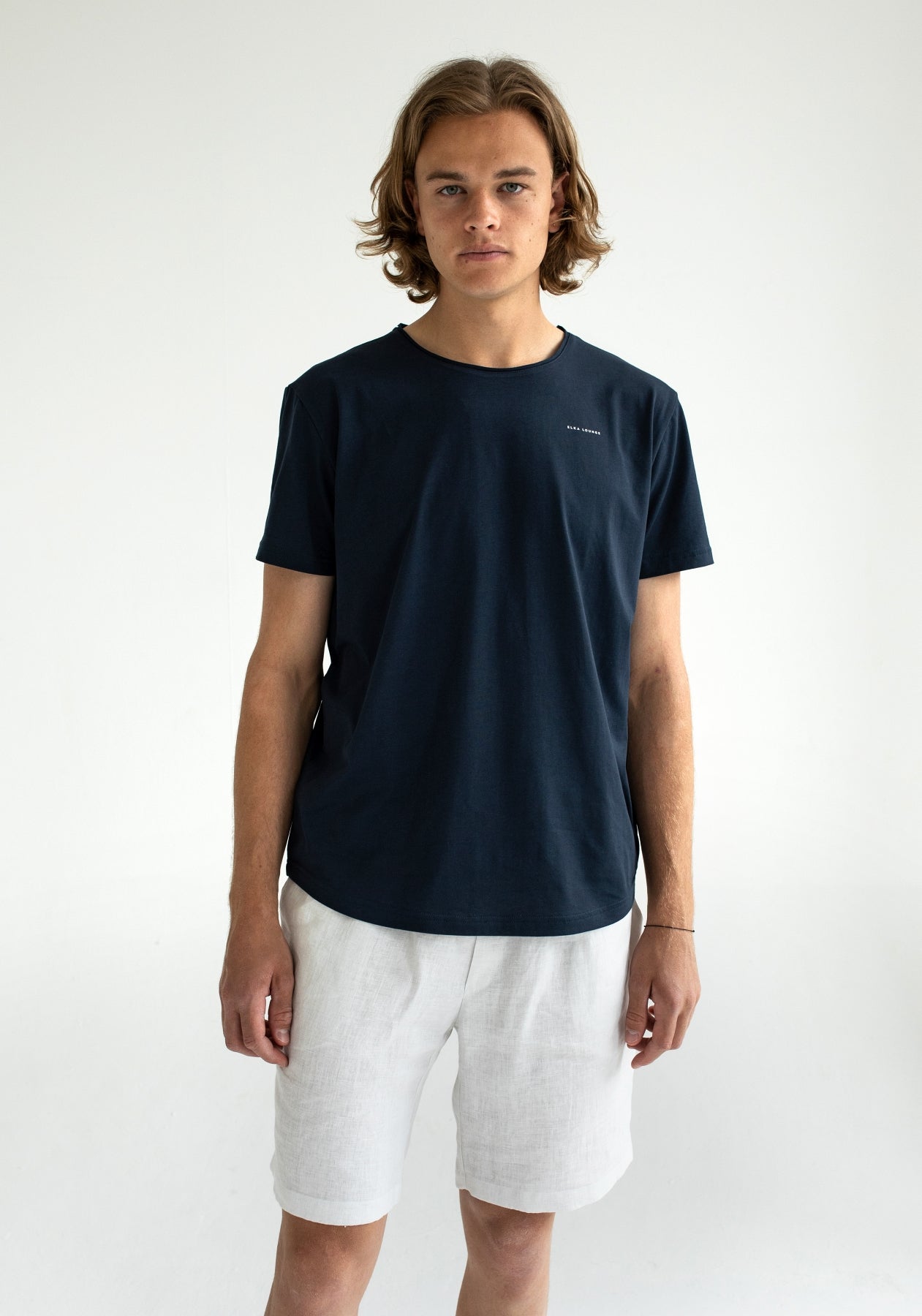 Men T-shirt Deep blue - slim fit