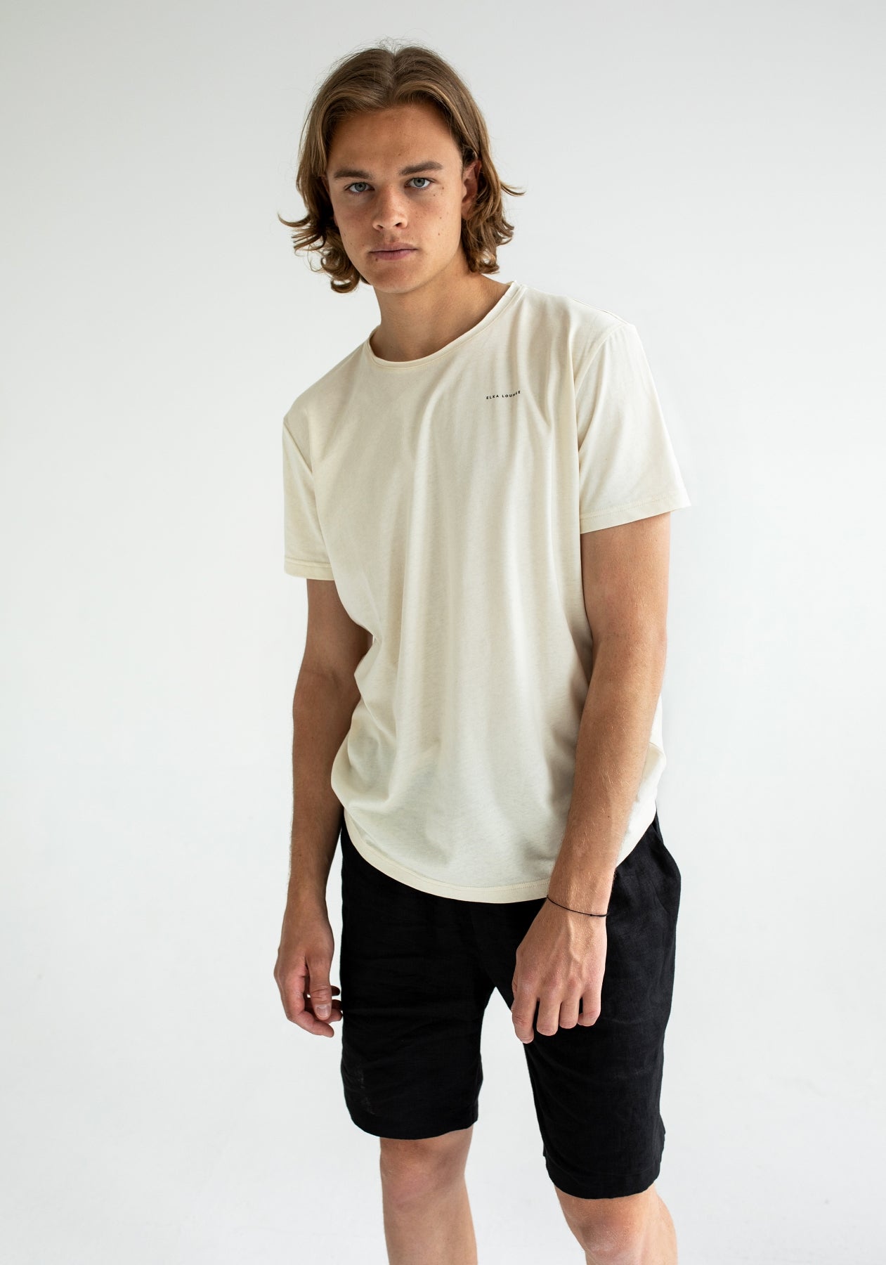 Men T-shirt Offwhite natural - slim fit