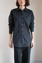 Dámská flanelová košile s límečkem loose fit