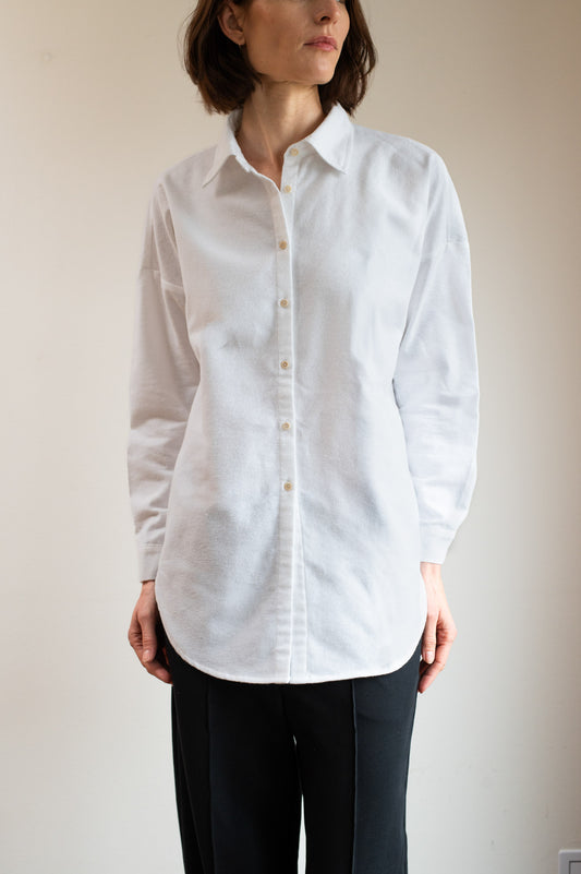 Women’s Flannel Shirt with Collar Loose Fit