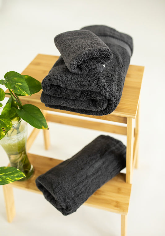 Deco & Home ręcznik-guests towel organic cotton Grey