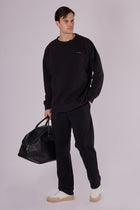 Men sweatpants wide organic cotton Straight-leg - regular fit