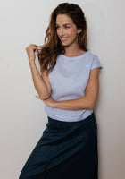 Women's regular linen T-shirt