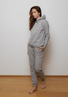Women hoodie organic cotton brushed - regular