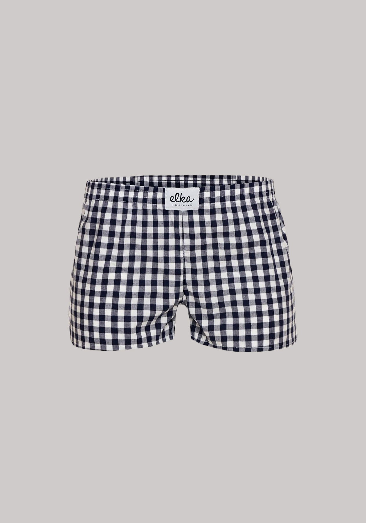 Women's shorts Checked blue