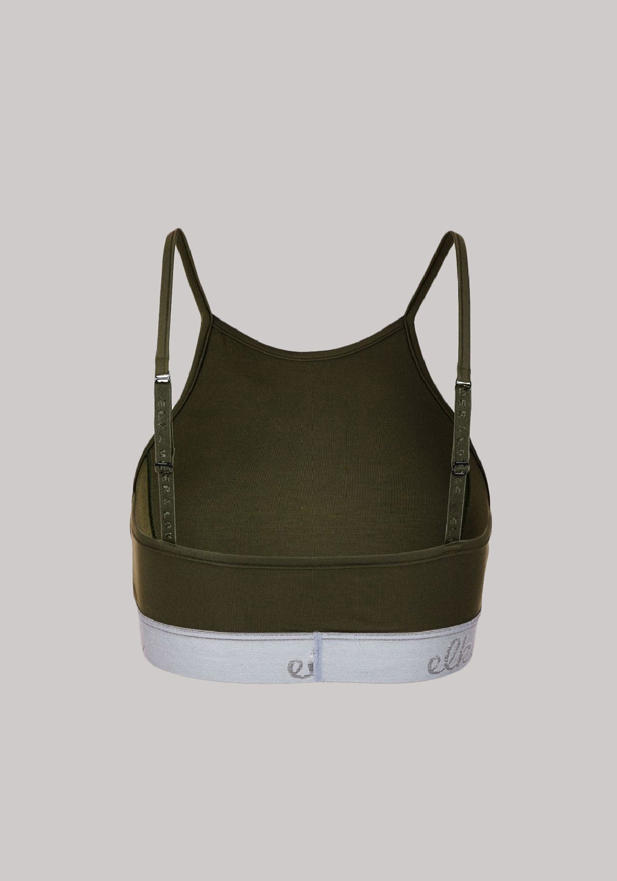 Women bra khaki-gray slimfit