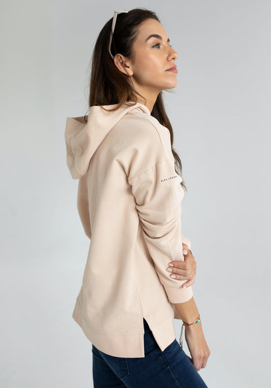 Women hoodie organic cotton brushed - Oversized